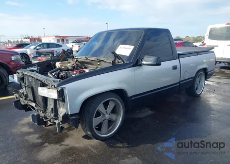 1989 GMC Sierra C1500 z USA, uszkodzony, nr VIN 1GTDC14K4KZ526852